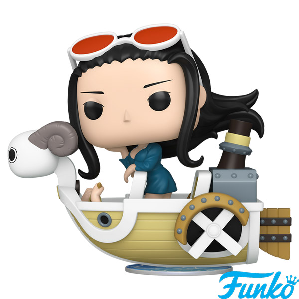 Funko POP #132 Rides Deluxe One Piece Nico Robin with Mini Merry II Exclusive Figure
